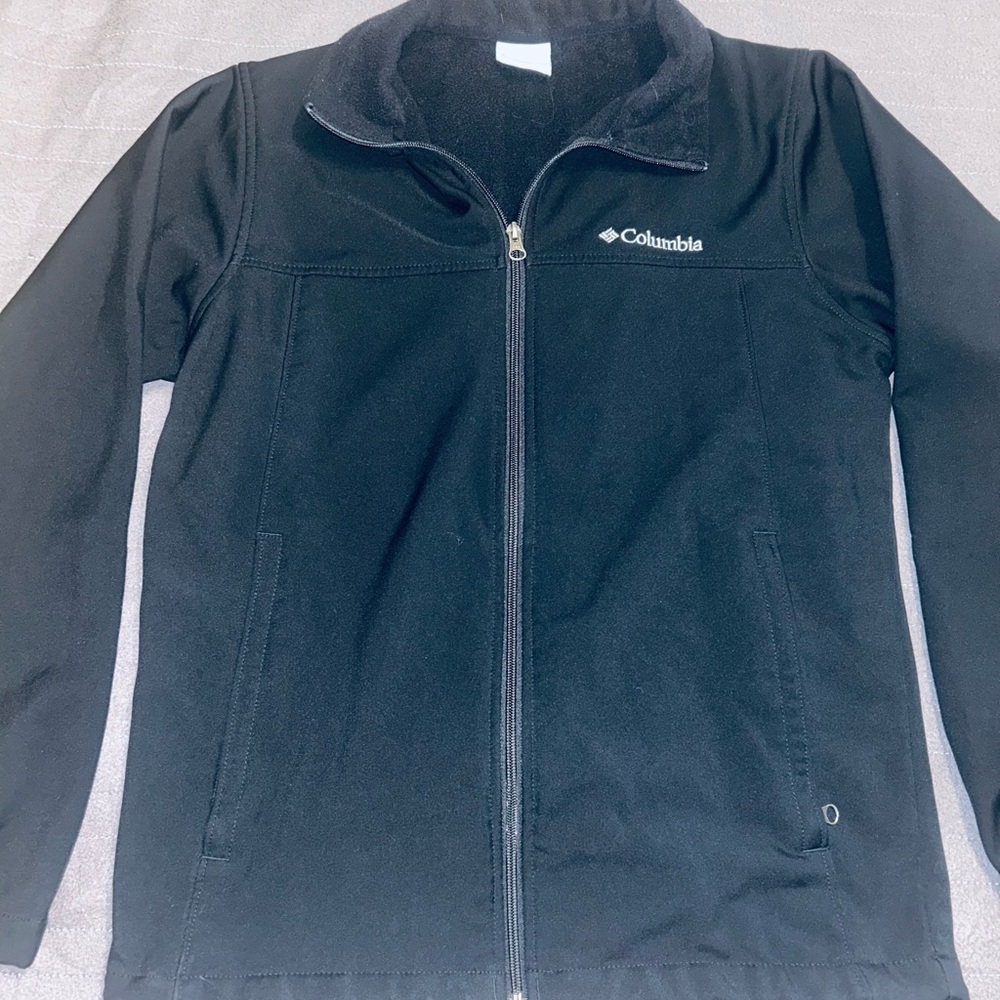 Woman’s Black Columbia Black Full‑Zip all weather Jacket